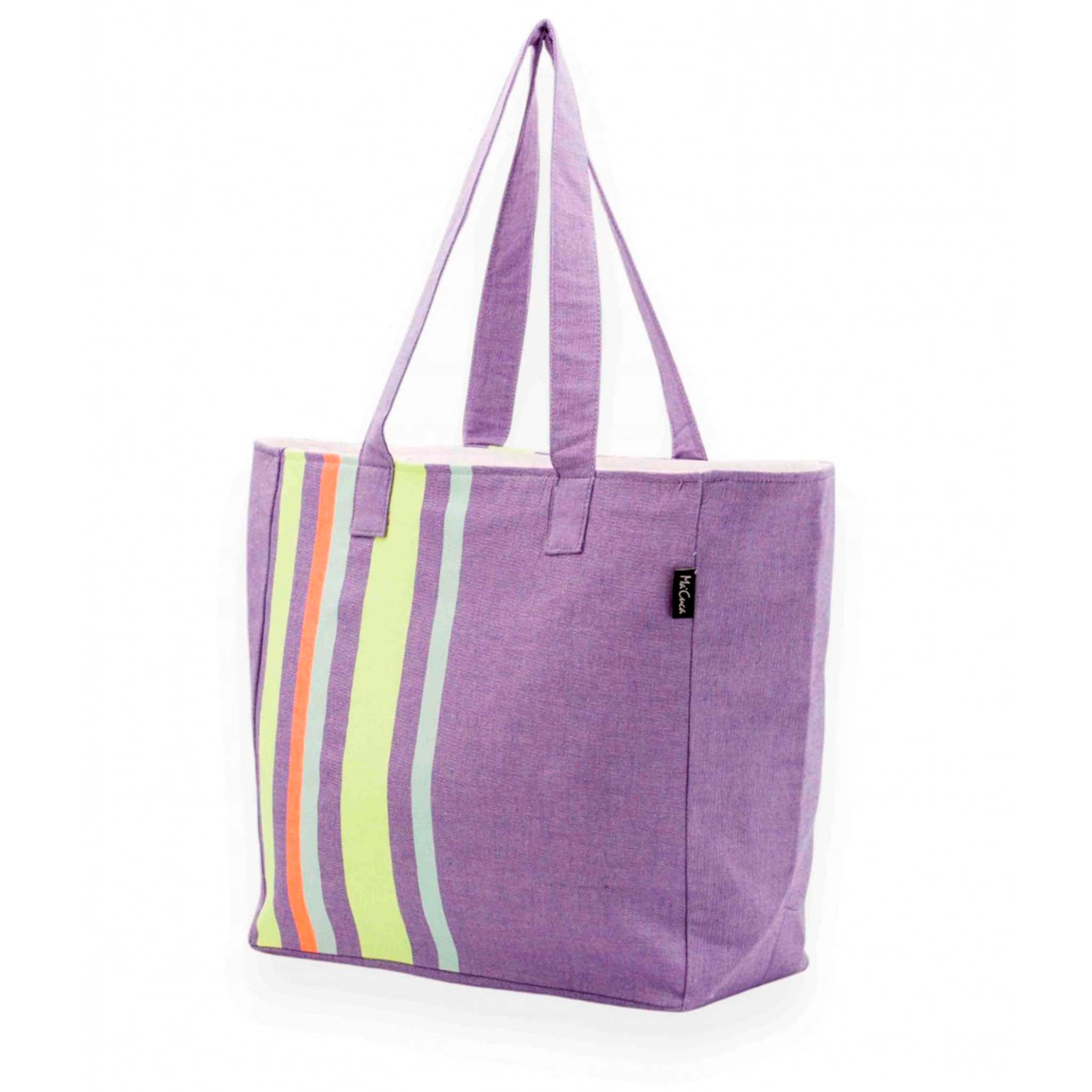 Bolso de Playa Lila "Siros" - ourstyle.es