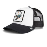 🦂Gorrin Deadly Blanca – Gorra Americana Original