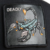🦂Gorrin Deadly Negra – Gorra Americana Original