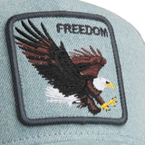 🦅 Gorrin Denim Eagle – Gorra Americana Original