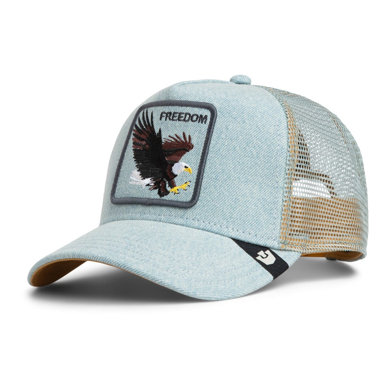 🦅 Gorrin Denim Eagle – Gorra Americana Original - ourstyle.es