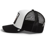 Gorra Goorin Bros Strength Panther Trucker Blanca y Negra | Our Style Canarias