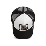 Gorra Goorin Bros Strength Panther Trucker Blanca y Negra | Our Style Canarias
