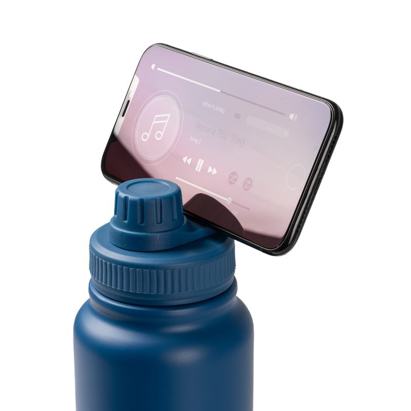 Bidón Térmico Heyman 1 L · Acero Inoxidable Reciclado con Soporte Móvil - ourstyle.es