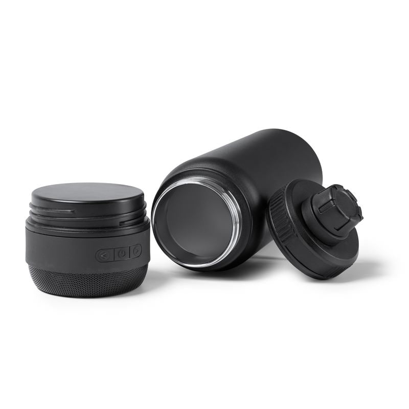 Bidón Térmico Nufrik 650 ml · Acero Inoxidable con Altavoz Bluetooth - ourstyle.es