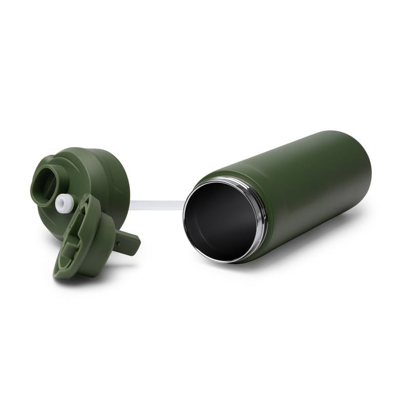 Bidón Térmico Kelis 700 ml · Acero Inoxidable Reciclado con Pajita - ourstyle.es