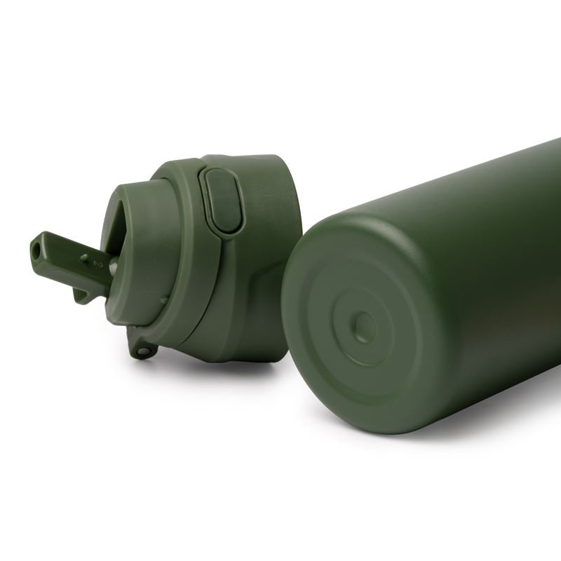 Bidón Térmico Kelis 700 ml · Acero Inoxidable Reciclado con Pajita - ourstyle.es