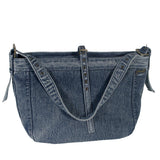 Bolso Denim 1 Asa Azul 48x15x31 | Estilo Casual y Atemporal - ourstyle.es