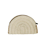 Cartera Pespuntes Natural 20x14 | Complemento Artesanal de Verano - ourstyle.es