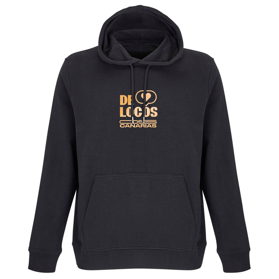 Sudadera entretiempo Negra “De Locos Colega” – Amistad y Naturaleza Canaria - ourstyle.es