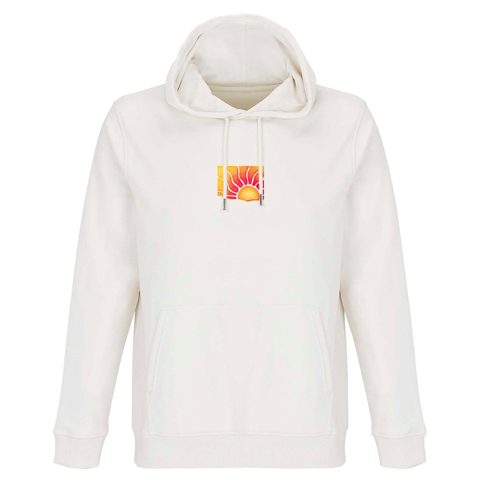 Sudadera entretiempo Off White “Amanecer” – Espíritu Isleño - ourstyle.es