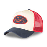 Gorra Trucker Von Dutch Classic Crema, Roja y Marino