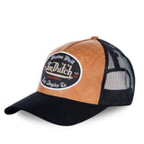 Gorra Trucker Von Dutch Custom Built Camel y Negra