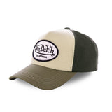 Gorra Von Dutch Classic Logo Beige y Verde Khaki