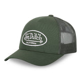 Gorra Trucker Von Dutch Classic Logo Verde Militar