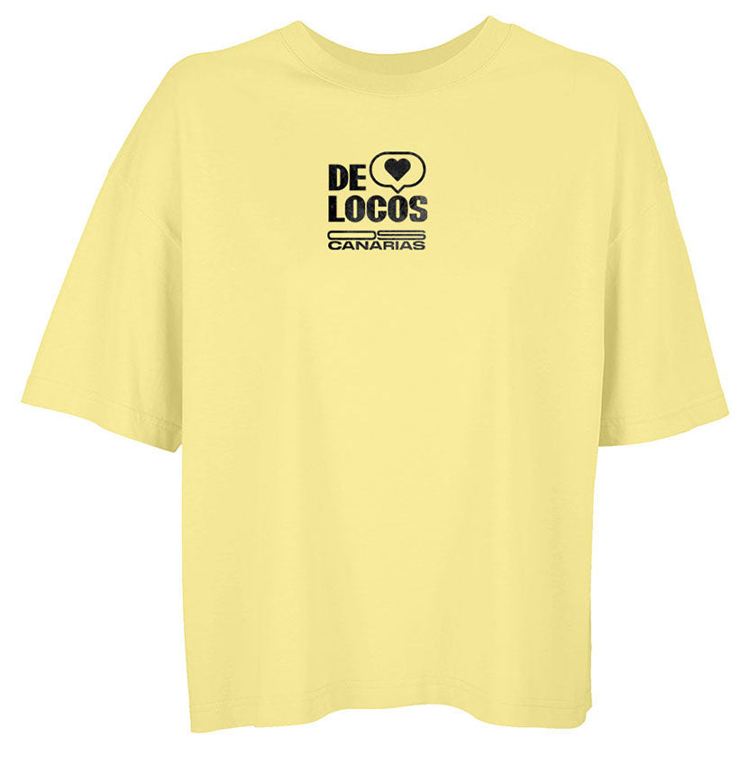 Camiseta Mujer Light Yellow – De Locos Colega | Our Style Canarias - ourstyle.es