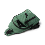 Bandolera de algodón canvas reciclado con bolsillos y cinta ajustable – 30x6 cm - ourstyle.es