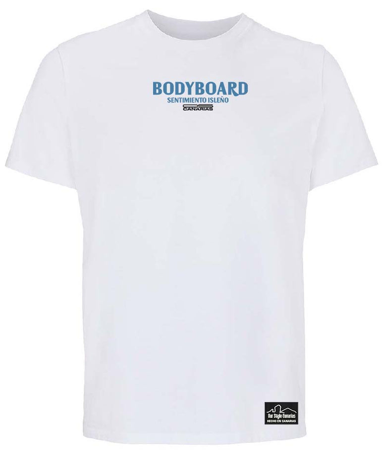 175-Camiseta Orgánica "Bodyboard" Sentimiento Isleño - ourstyle.es