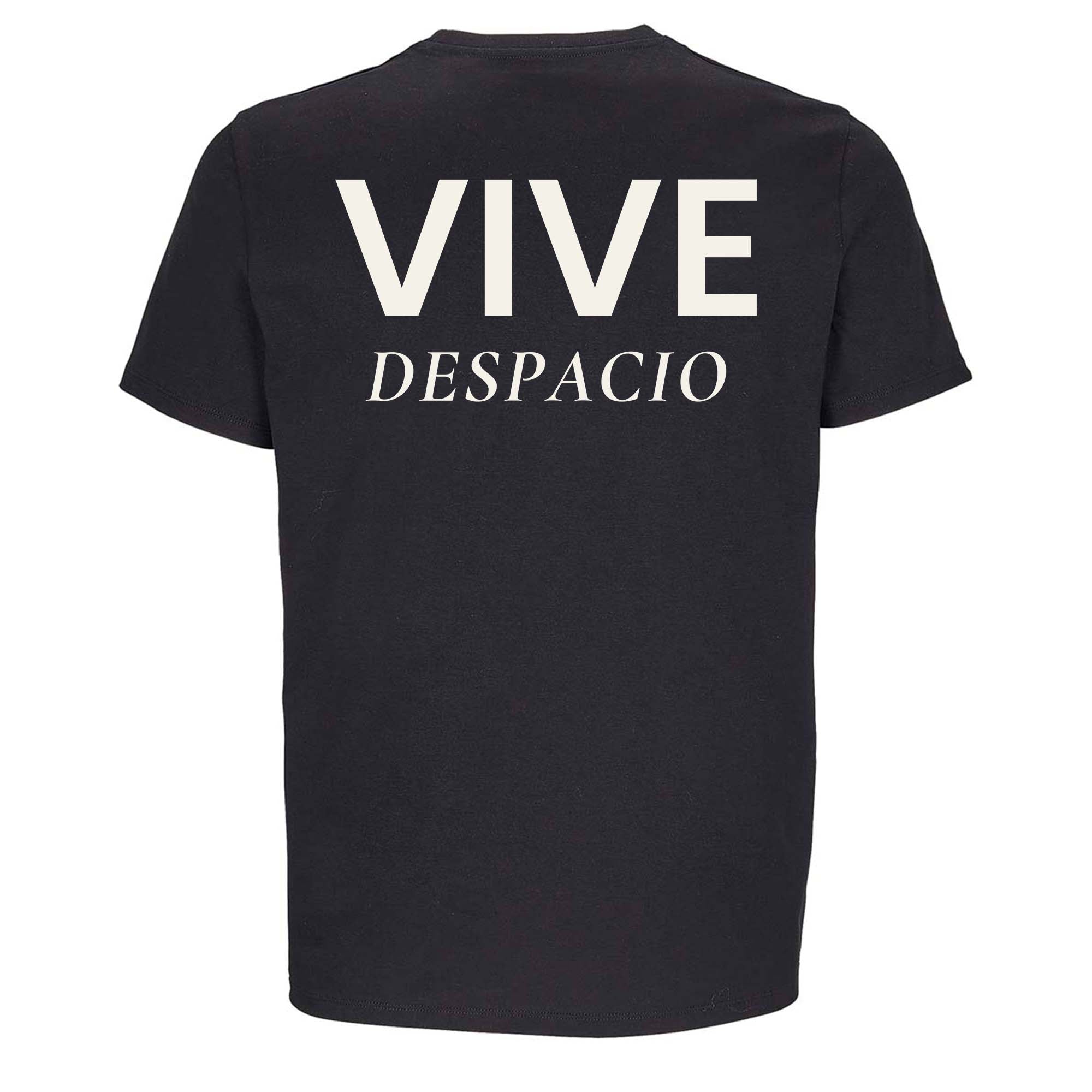 Camiseta Orgánica  "Vive Despacio" | Colección Esencial - ourstyle.es