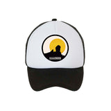 Gorra con visera Bubble en color Negro/blanco