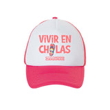 Gorra Bubble en color Fucsia/blanco