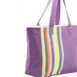 Bolso de Playa Lila "Siros" - ourstyle.es