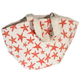 Bolso estrella de mar salmón Maluca 54x20x35 cm – Bolso playa oval grande - ourstyle.es