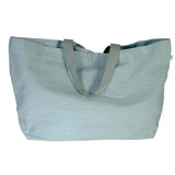 Bolso rectangular de lino aguamarina 72x20x45 cm – Maluca - ourstyle.es