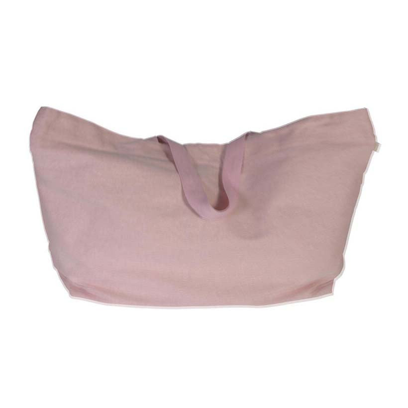 Bolso rectangular de lino rosa empolvado 72x20x45 cm – Maluca - ourstyle.es
