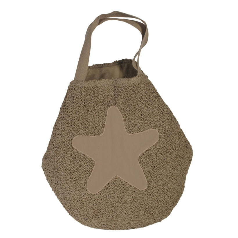 Bolso XL estrella natural Maluca 38x30x36 cm – Bolso grande playa y viaje - ourstyle.es