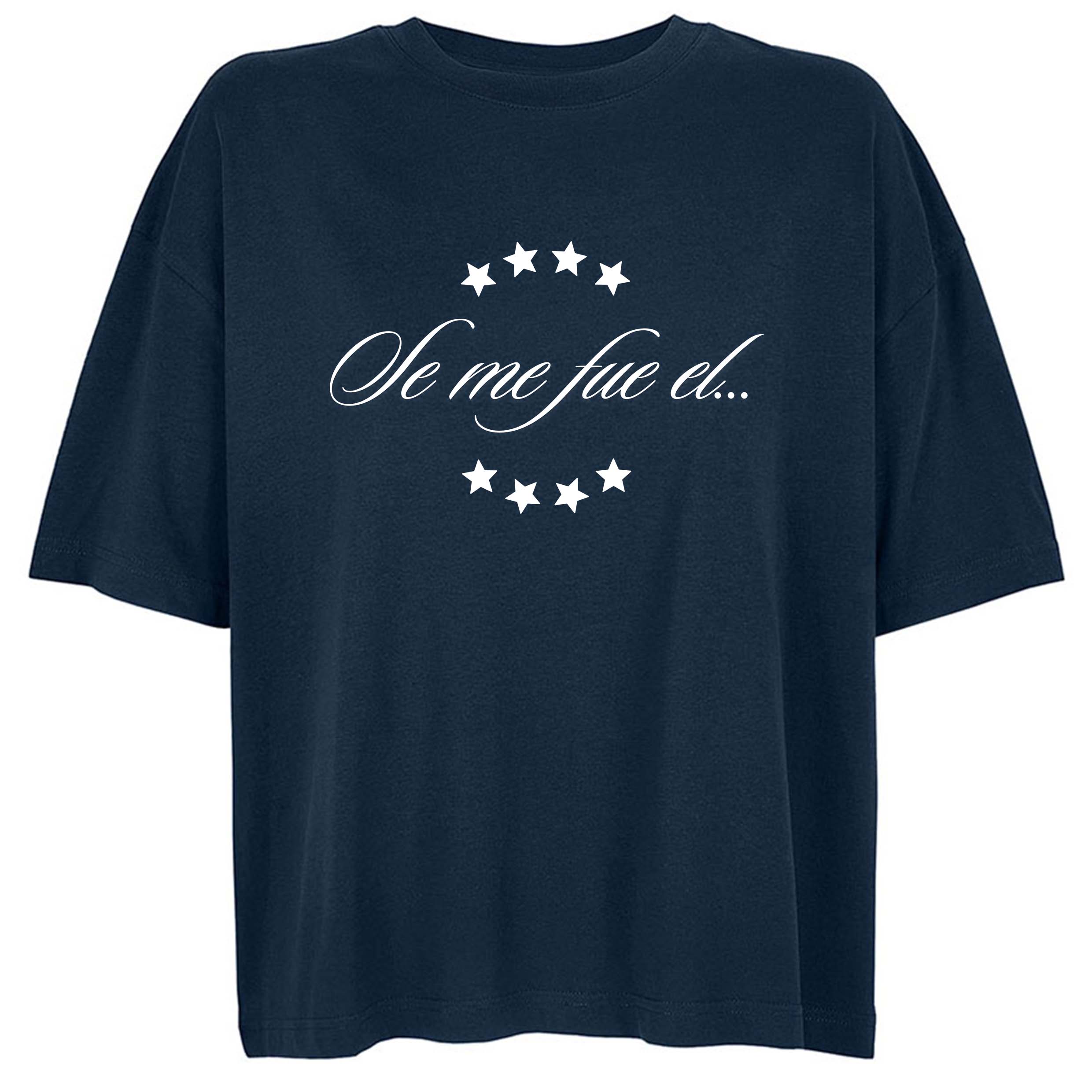 Camiseta Oversize Azul Marino “Se me fue el Baifo” – Edición Homenaje Canarias - ourstyle.es