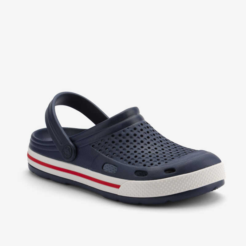 Clogs unisex modelo Lindo Navy/White - ourstyle.es
