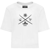 Modelo "Cicer De Locos Mar" camiseta ancha y corta