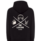 Sudadera con capucha De locos rock