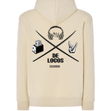 Sudadera con capucha De locos rock