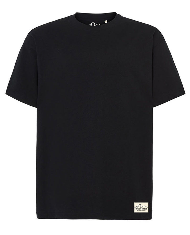 Camiseta Oversize Minimal Negra 240G | Our Style Canarias - ourstyle.es