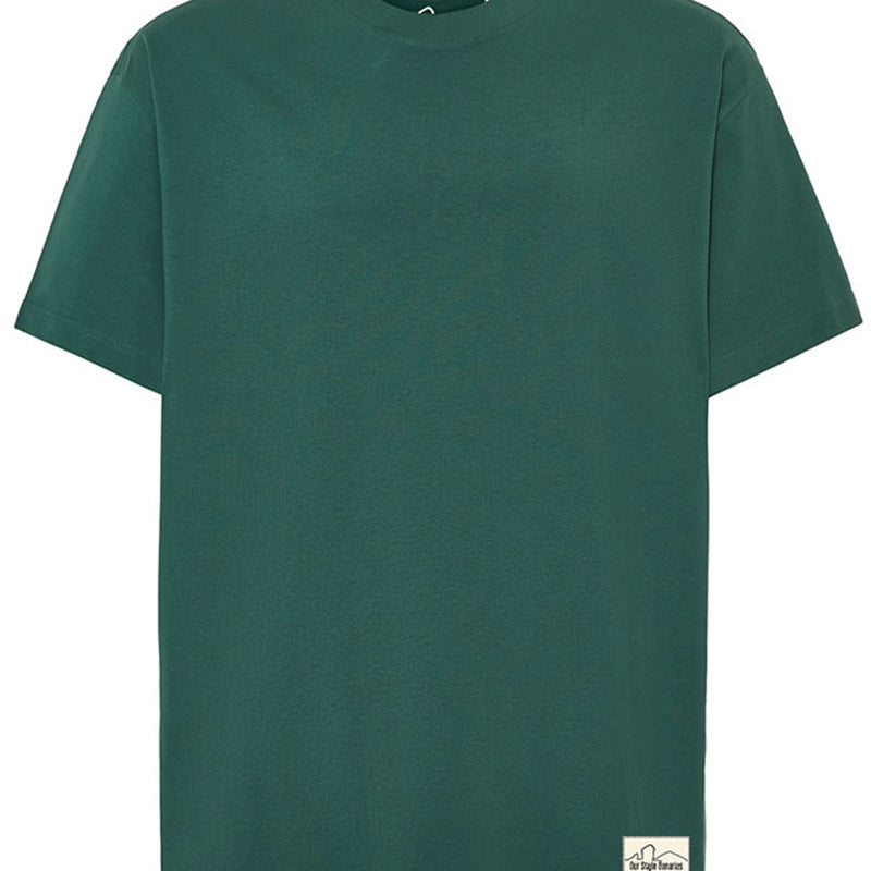 Camiseta Oversize Minimal Verde Inglés 280G | Our Style Canarias