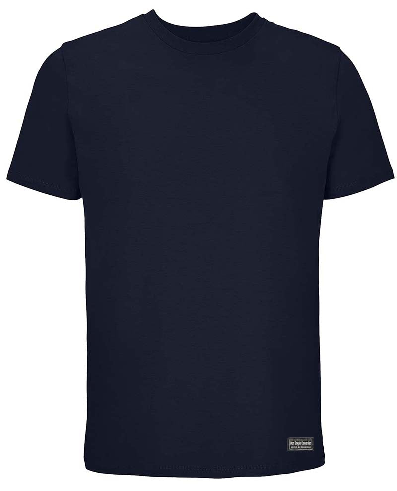 Camiseta Minimal Azul Marino 175G Orgánica | Our Style Canarias - ourstyle.es