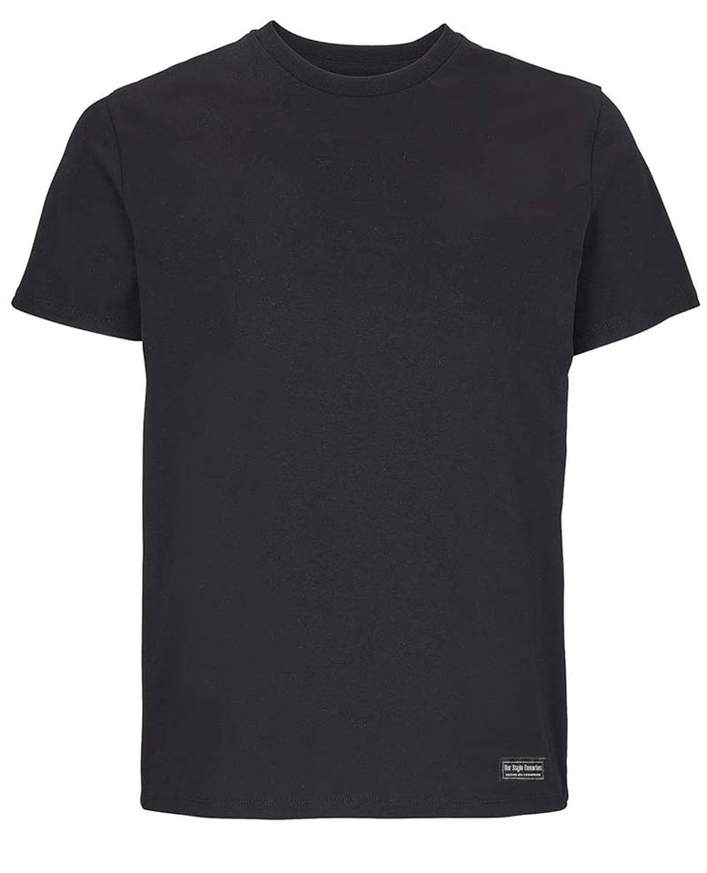 Camiseta Minimal Negra 175G Orgánica | Our Style Canarias - ourstyle.es