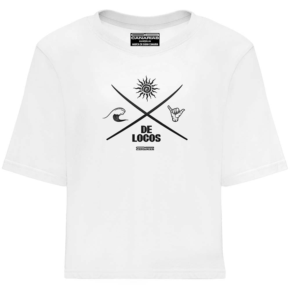 Modelo "De Locos Mar" camiseta ancha y corta - ourstyle.es