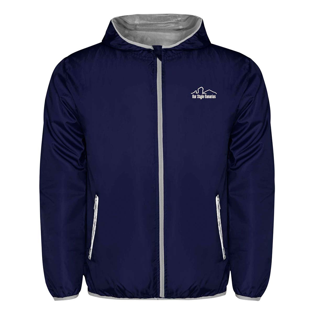 Cortavientos Unisex “Arinaga” con Capucha – Resistente al Viento y Compacto