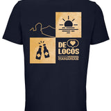 175-Camiseta Orgánica "De Locos Colega"