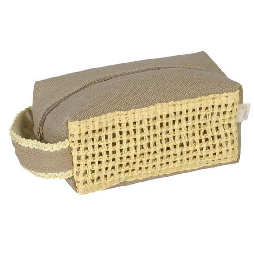 Neceser lateral mantequilla Maluca 18x10x8 cm – Neceser compacto mujer - ourstyle.es