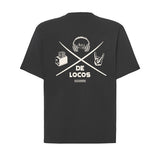 Camiseta Oversize De locos Rock