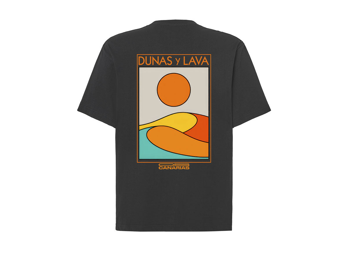 Oversize camiseta "Dunas y Lava"