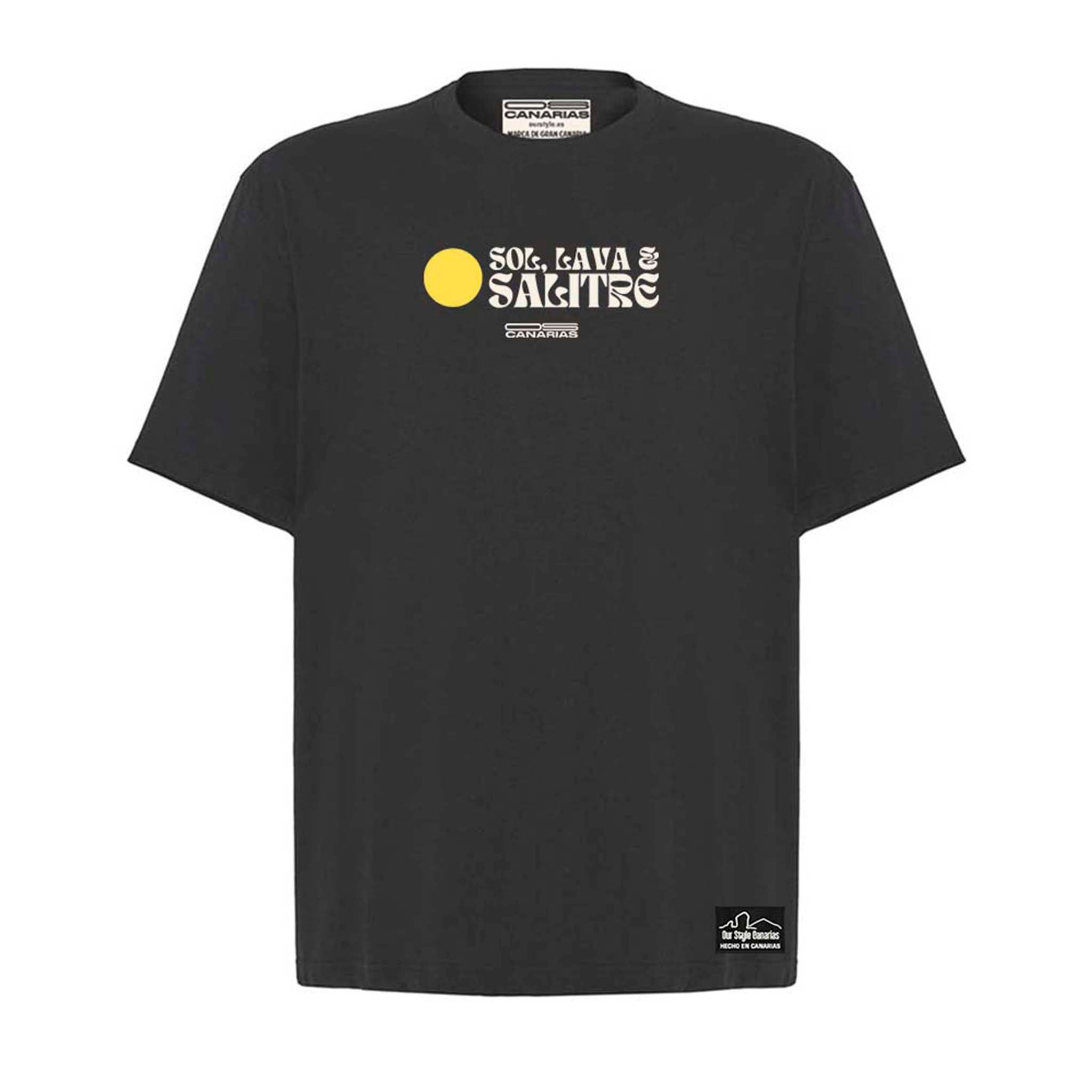 Camiseta Oversize "Sol, Salitre y Lava" - Nuestra Esencia Canaria - ourstyle.es
