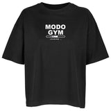 Camiseta overside Negra Modo Gym | Our Style Canarias