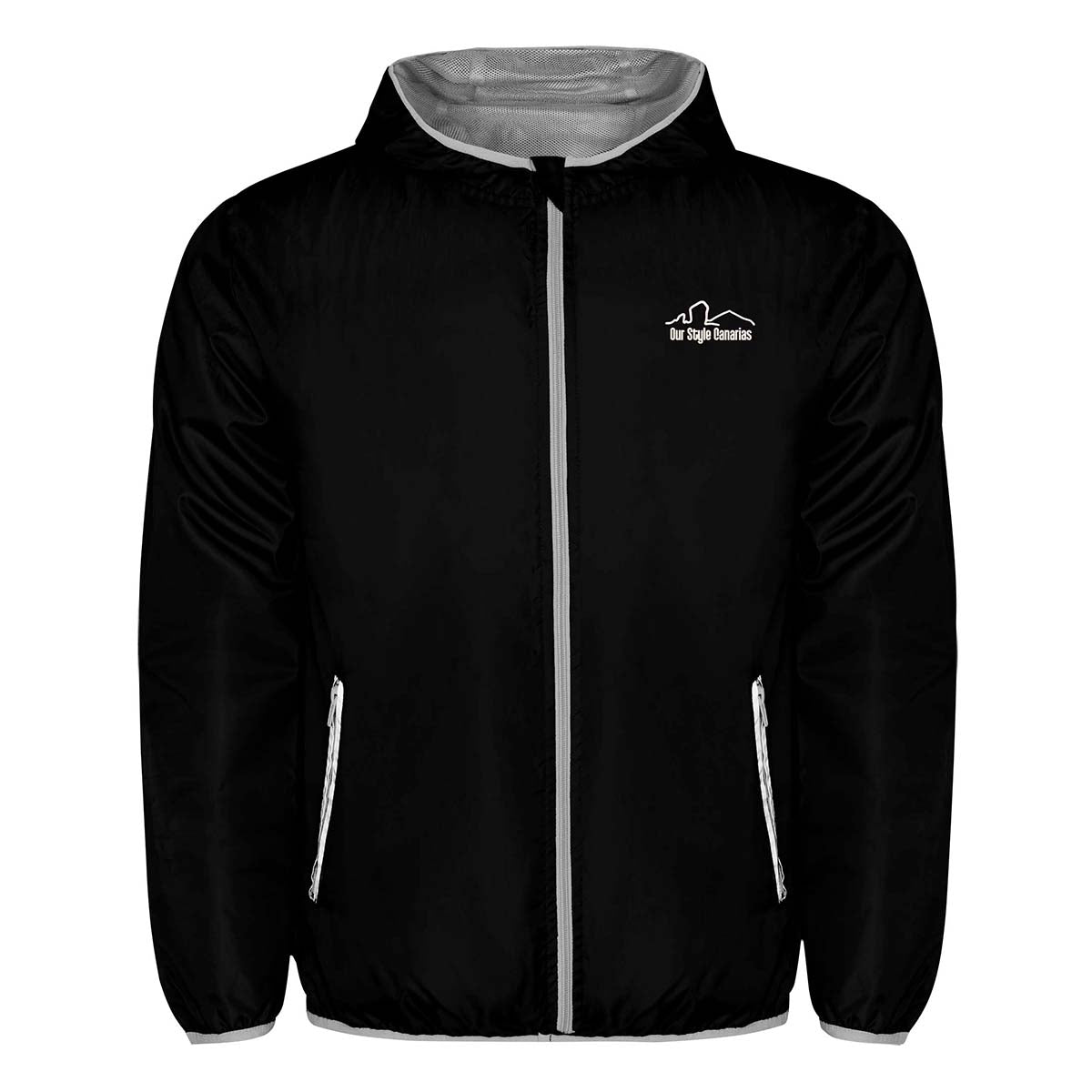Cortavientos Unisex “Arinaga” con Capucha – Resistente al Viento y Compacto