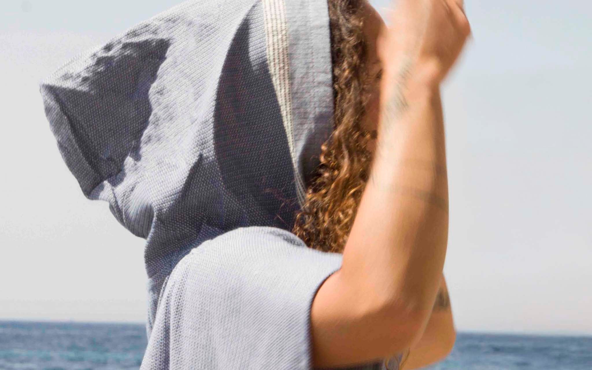 Producto destacado: Poncho Surfero Natte de Fouta Algodón – Our Style Canarias