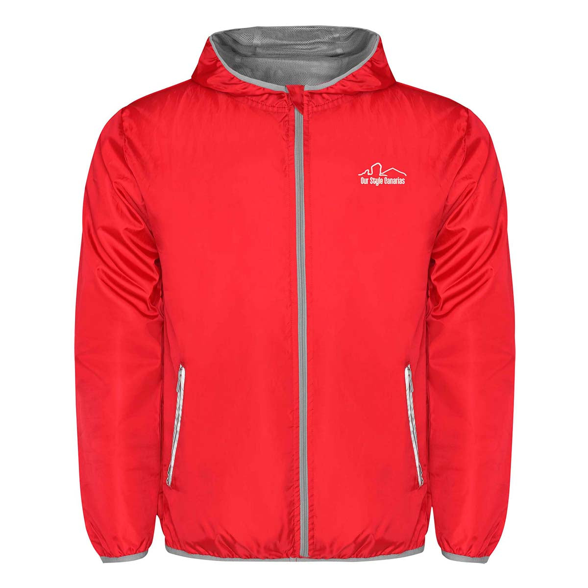 Cortavientos Unisex “Arinaga” con Capucha – Resistente al Viento y Compacto